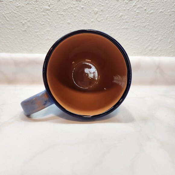 Starbucks Coffee Mug Hand Painted Italy Christmas Winter Holly Berry Stocking - Picture 5 of 7